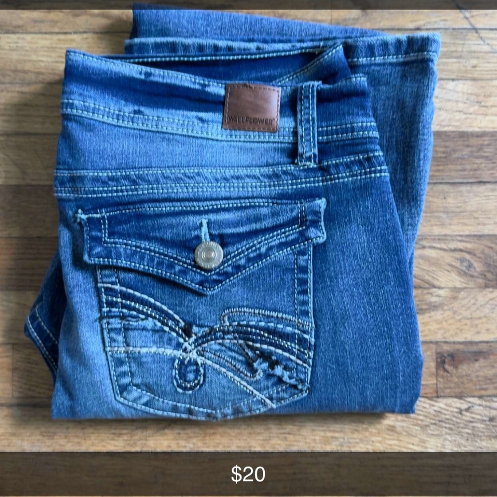 Wallflower Women's Boot Cut Jeans - Classic Blue